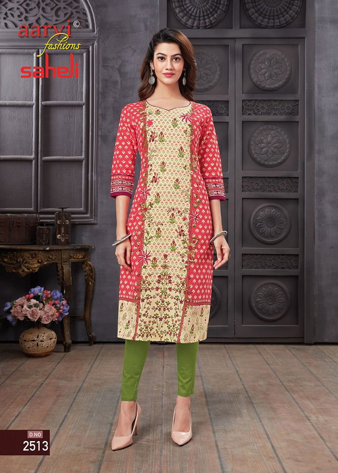 Saheli Vol 15 By Aarvi Designer Kurtis Catalog